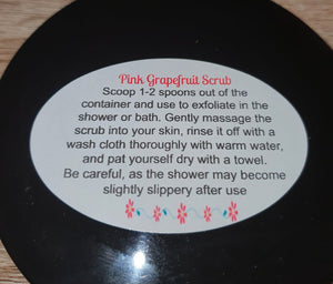 Pink  Grapefruit Sea Salt Scrub - 250gms