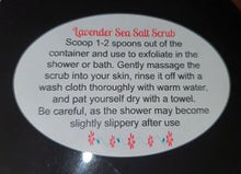 Load image into Gallery viewer, Lavender Sea Salt Scrub - 250gms