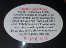 Lavender Sea Salt Scrub - 250gms