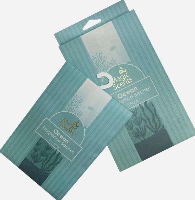 Magic Scents Ocean Fragrance Sachet - 3 Pack