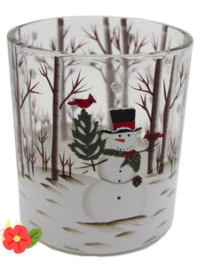 Winter Wonderland Christmas Glassware - Soy Candle