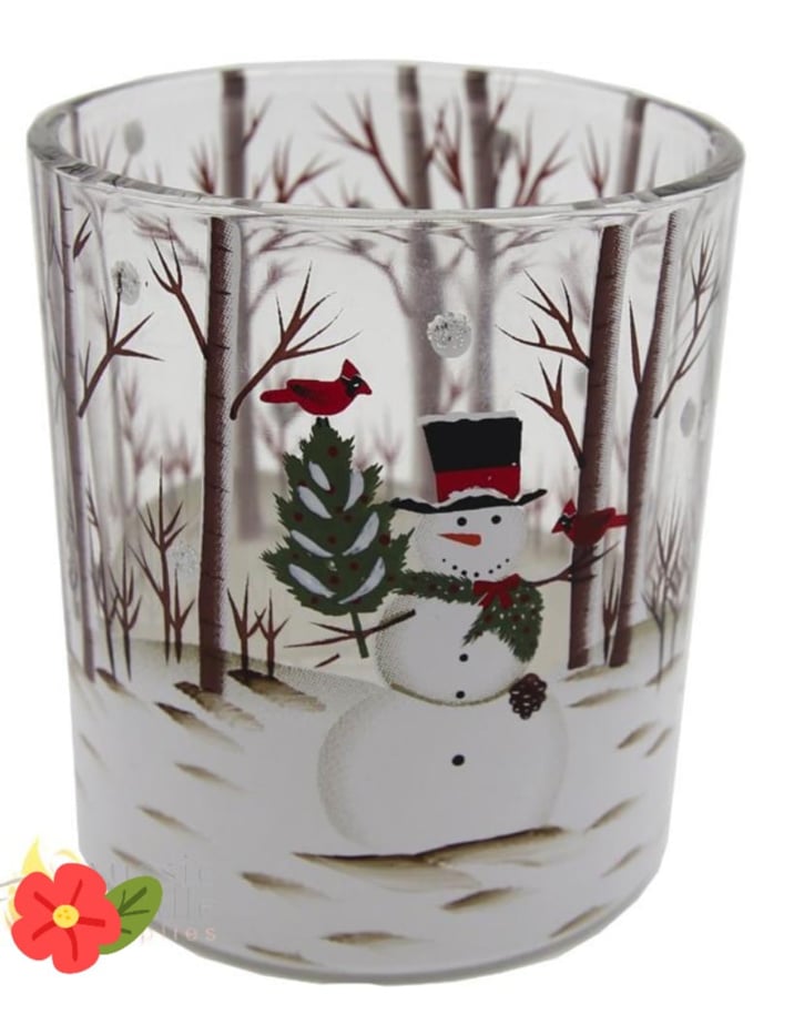 Winter Wonderland Christmas Glassware - Soy Candle