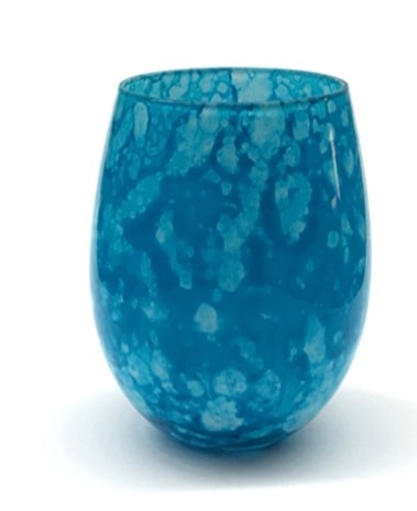 Renee Jar - Splash Blue Design Soy Candle Gift Boxed