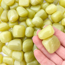 Load image into Gallery viewer, Jade Olivine Tumbled Stones
