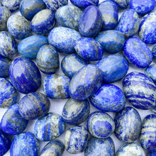 Load image into Gallery viewer, Lapis Lazuli Tumbled Stones - A Grade