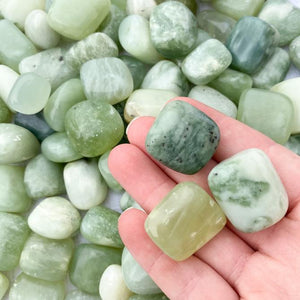New Jade Tumbled Stones