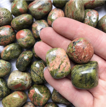 Load image into Gallery viewer, Unakite Tumbled Stones