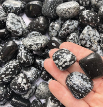Load image into Gallery viewer, Snowflake Obsidian Tumbled Stones