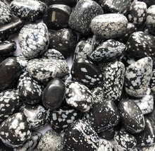 Load image into Gallery viewer, Snowflake Obsidian Tumbled Stones