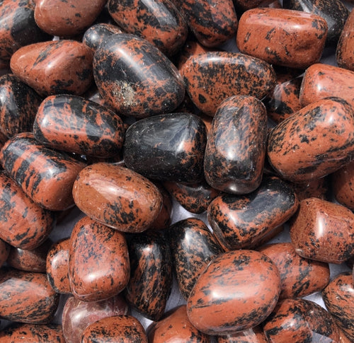 Mahogany Obsidian Tumbled Stones
