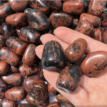 Load image into Gallery viewer, Mahogany Obsidian Tumbled Stones