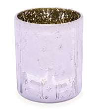Load image into Gallery viewer, Embossed Reindeer Jar - White/Gold