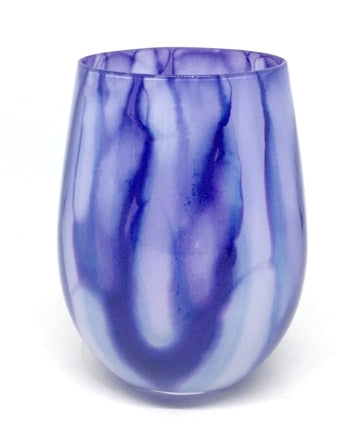 Renee Jar - Tie Dye Blue Design Soy Candle Gift Boxed