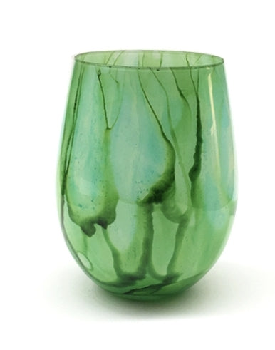 Renee Jar - Tie Dye Green Design Soy Candle Gift Boxed