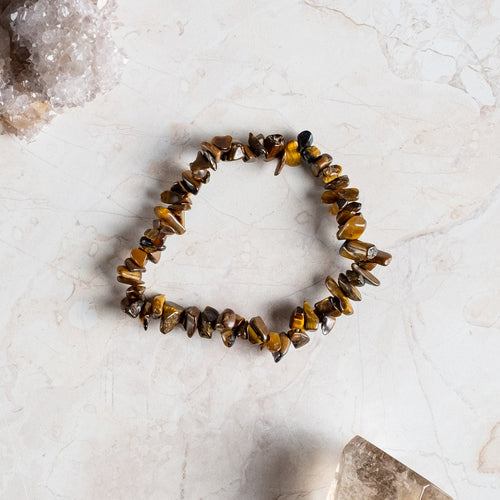 Tiger Eye Chip Bracelet