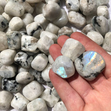 Load image into Gallery viewer, Rainbow Moonstone Tumbled Stones