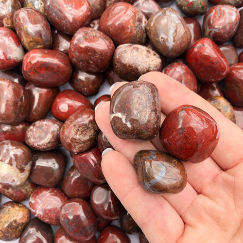 Brecciated Jasper Tumbled Stones