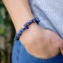 Load image into Gallery viewer, Lapis Lazuli Chip Bracelet