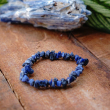 Load image into Gallery viewer, Lapis Lazuli Chip Bracelet