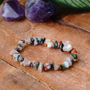 Mix-Crystal Chip Bracelet