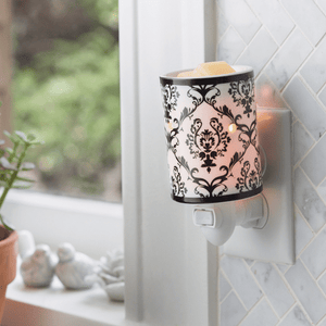 Damask Porcelain Pluggable Warmer